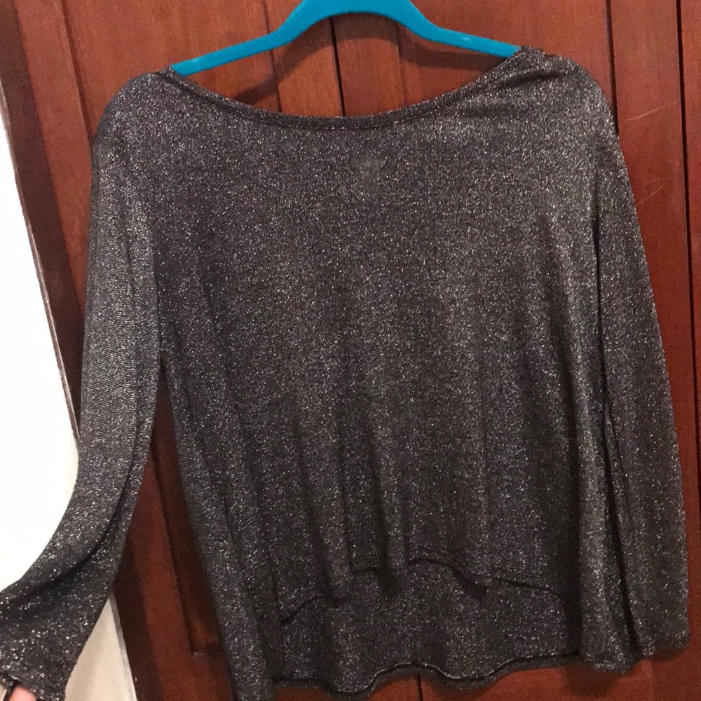 Sparking silver long sleeve Shirt - only one use